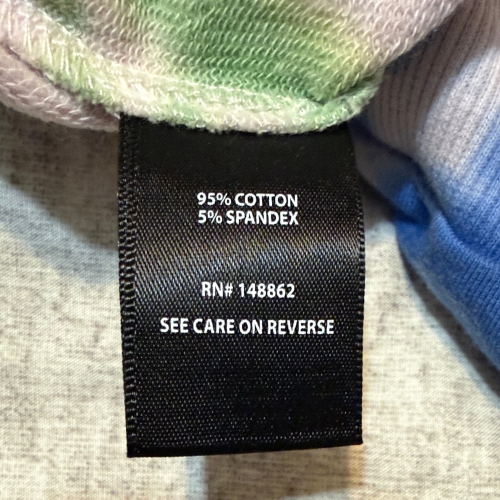 Torrid Tie-Dye Off the Shoulder Sweatshirt - Picture 5 of 6